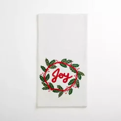 Christmas Dining & Entertaining>Kirklands Home Embroidered Joy Table Runner, 108 in.