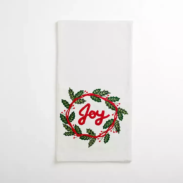 Christmas Dining & Entertaining>Kirklands Home Embroidered Joy Table Runner, 108 in.