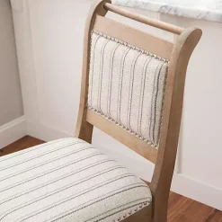 Kirklands Home Emma Bar Stool with Nailhead Trim Gray Online