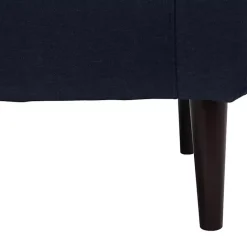 Kirklands Home Emma Navy Upholstered Accent Chair Blue Sale