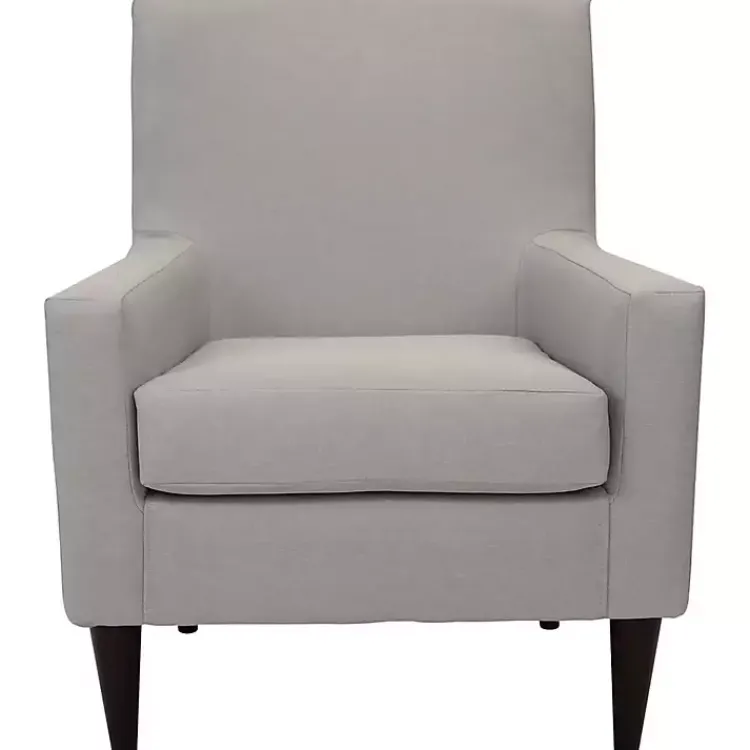 Kirklands Home Emma Oatmeal Upholstered Accent Chair Ivory Outlet