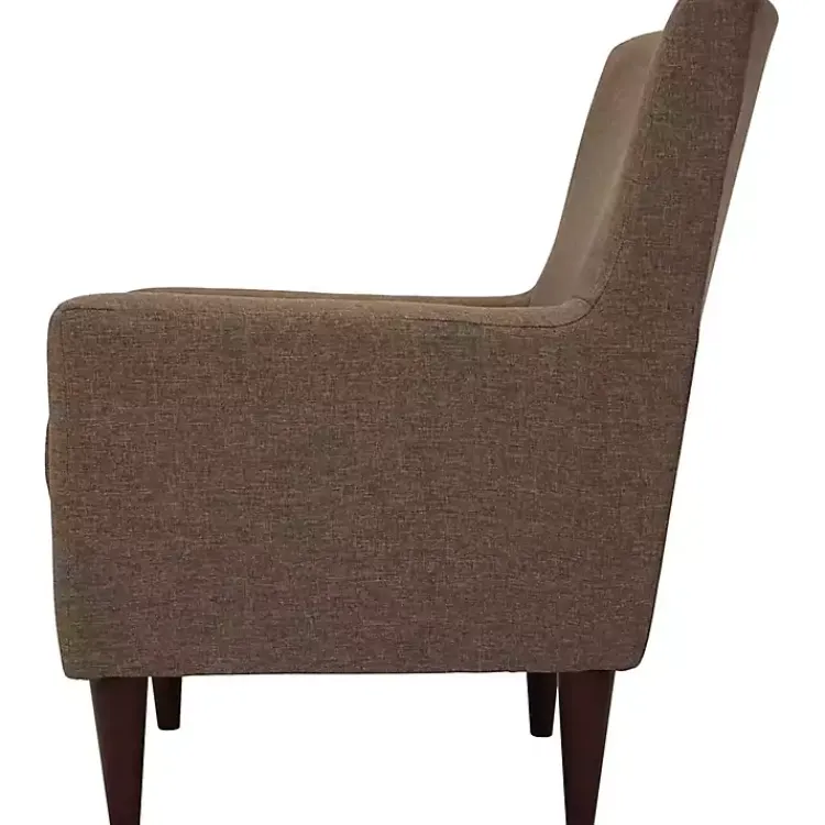 Kirklands Home Emma Pecan Upholstered Accent Chair Brown Online
