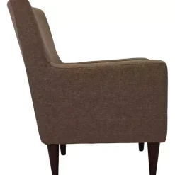 Kirklands Home Emma Pecan Upholstered Accent Chair Brown Online