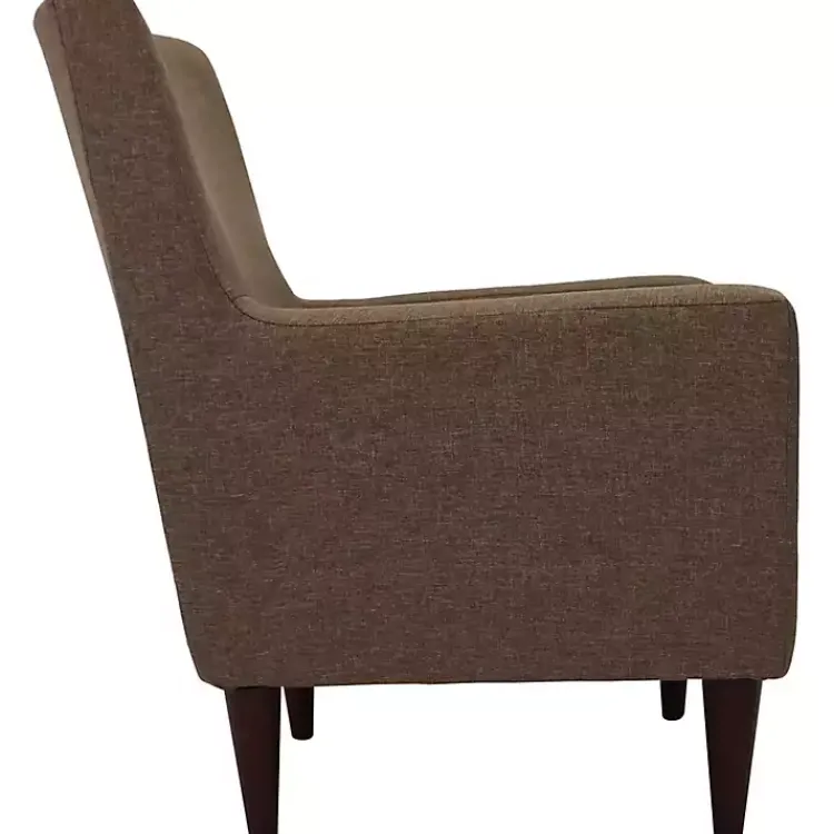 Kirklands Home Emma Pecan Upholstered Accent Chair Brown Online