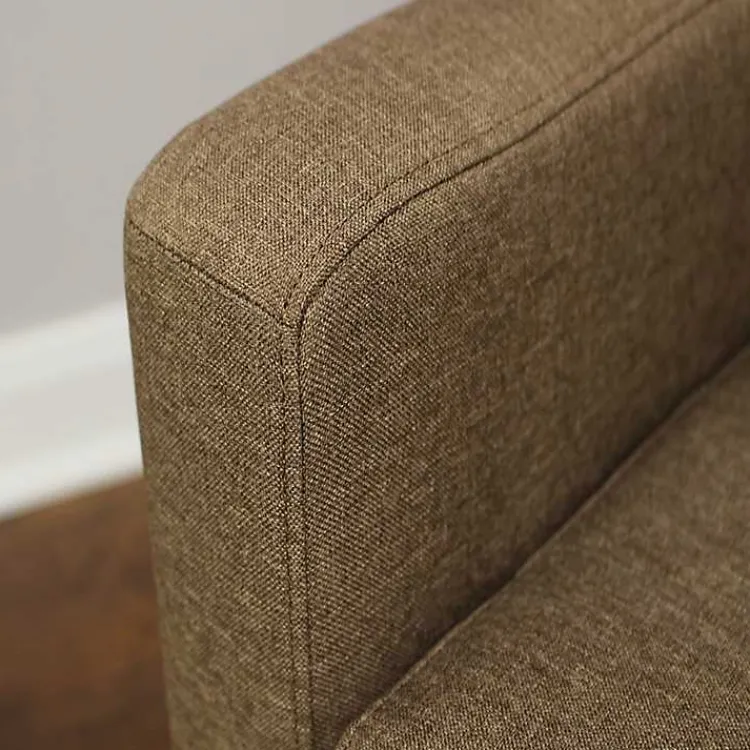 Kirklands Home Emma Pecan Upholstered Accent Chair Brown Online