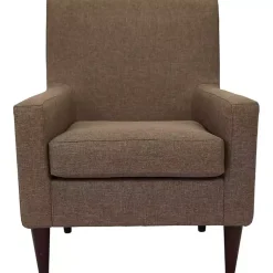 Kirklands Home Emma Pecan Upholstered Accent Chair Brown Online