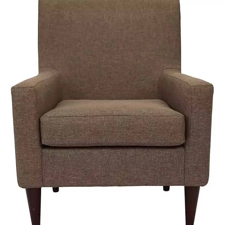 Kirklands Home Emma Pecan Upholstered Accent Chair Brown Online