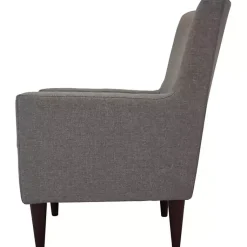 Kirklands Home Emma Quartz Upholstered Accent Chair Gray Outlet