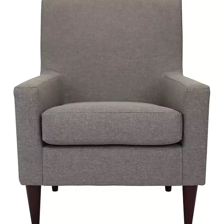 Kirklands Home Emma Quartz Upholstered Accent Chair Gray Outlet