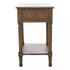 Kirklands Home Emory Natural Single Drawer Accent Table Black Hot