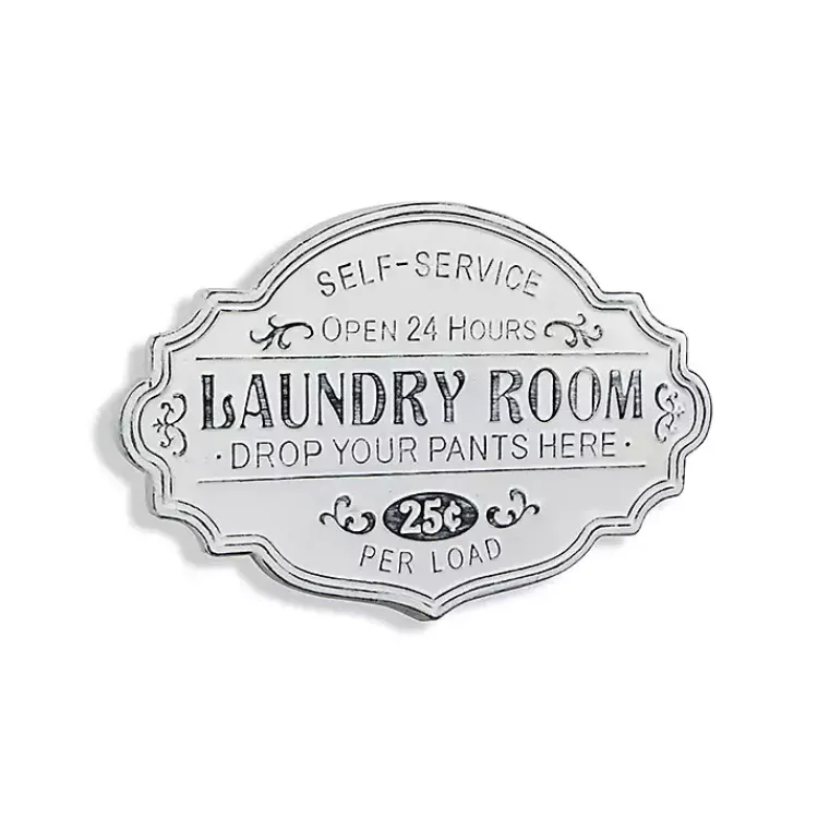 Kirklands Home Enamel Laundry Room Wall Plaque Discount
