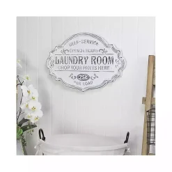 Kirklands Home Enamel Laundry Room Wall Plaque Discount