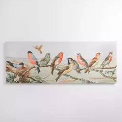 Kirklands Home English Birds Canvas Art Print Multi Clearance