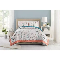 Kirklands Home English Garden Full/Queen 3-pc. Quilt Set Sale