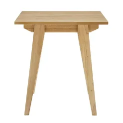 Kirklands Home English Oak Wood Minimalist Accent Table Tan Online