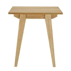 Kirklands Home English Oak Wood Minimalist Accent Table Tan Online