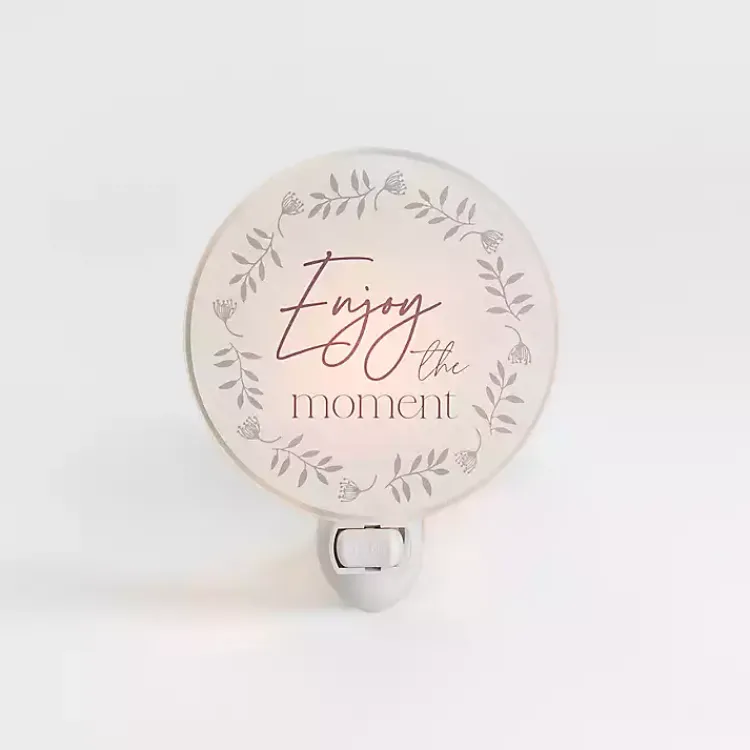 Kirklands Home Enjoy the Moment Night Light New