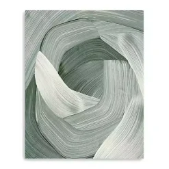 Kirklands Home Enriched Emerald Canvas Art Print, 24x30 in. Green Outlet