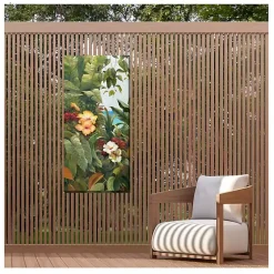 Kirklands Home Entwined I Outdoor Canvas Art Print Green Best