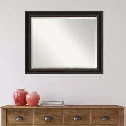 Kirklands Home Espresso Bronze Frame Beveled Mirror Clearance