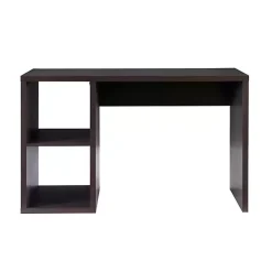 Kirklands Home Espresso Cube Storage Wood Desk Discount