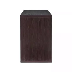 Kirklands Home Espresso Cube Storage Wood Desk Discount