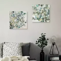 Kirklands Home Essential s I & II Canvas Art Prints Green New