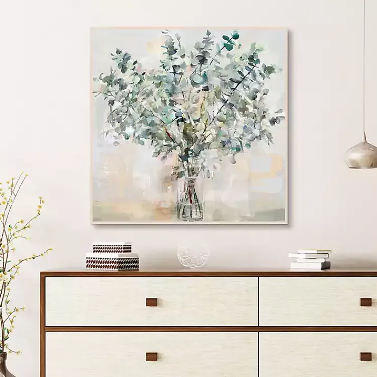 Kirklands Home Essential s I Framed Canvas Print, 35x35 in. Green Outlet