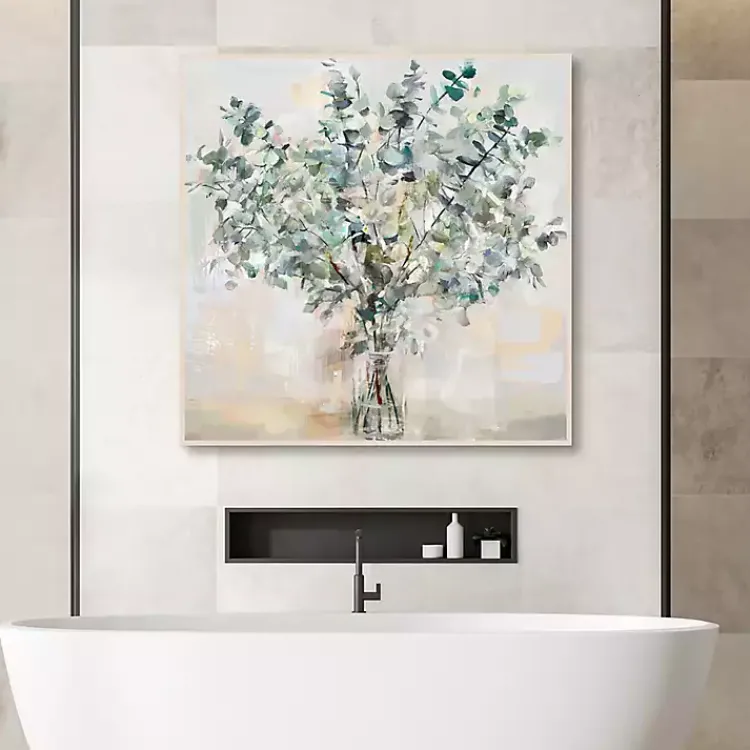 Kirklands Home Essential s I Framed Canvas Print, 35x35 in. Green Outlet
