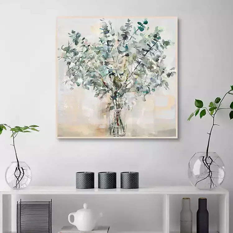 Kirklands Home Essential s I Framed Canvas Print, 35x35 in. Green Outlet
