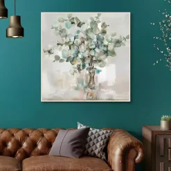 Kirklands Home Essential s II Framed Canvas Print, 35x35 in. Green
