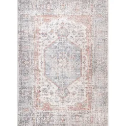 Kirklands Home Etta Distressed Vintage Washable Area Rug, 5x8 Sale