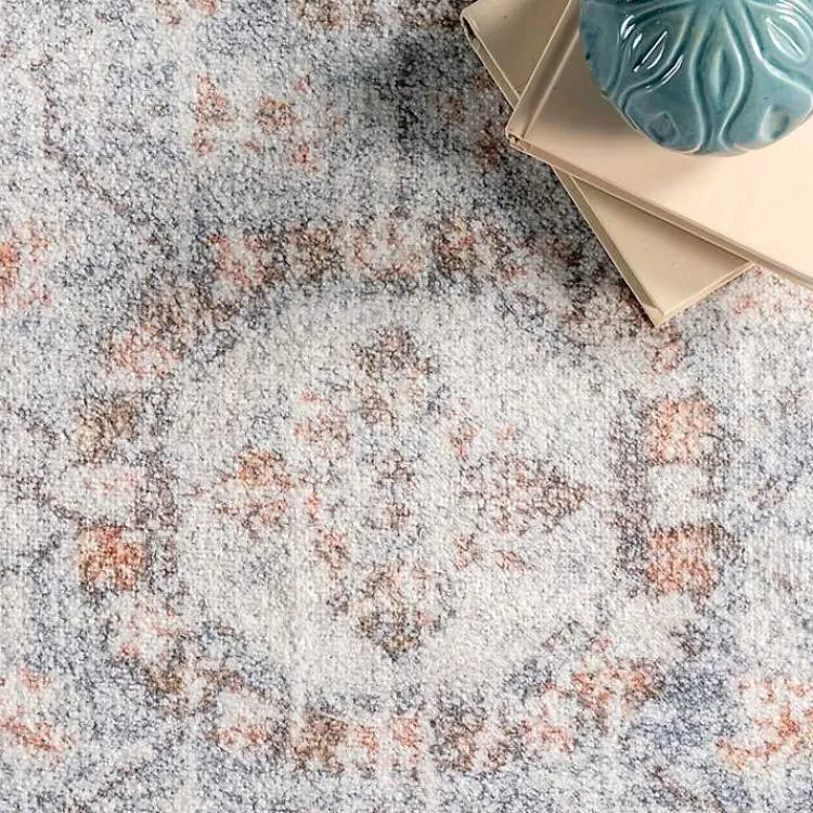 Kirklands Home Etta Distressed Vintage Washable Area Rug, 5x8 Sale