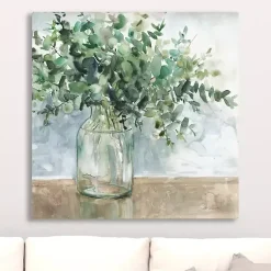 Kirklands Home Eucalyptus Bouquet Giclee Canvas Print, 30x30 in. Outlet