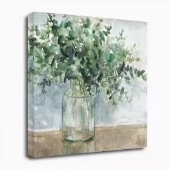 Kirklands Home Eucalyptus Bouquet Giclee Canvas Print, 30x30 in. Outlet