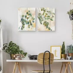 Kirklands Home Eucalyptus I & II Canvas Art Prints, Set of 2 Sale