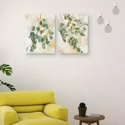 Kirklands Home Eucalyptus I & II Canvas Art Prints, Set of 2 Sale