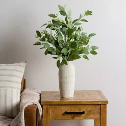 Arrangements & Greenery>Kirklands Home Eucalyptus Seeded Spray Arrangement Green