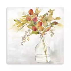 Kirklands Home Eucalyptus Vase Spice I Canvas Art Print Hot