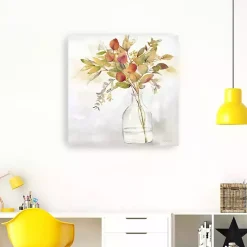 Kirklands Home Eucalyptus Vase Spice I Canvas Art Print Hot