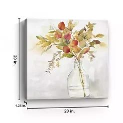 Kirklands Home Eucalyptus Vase Spice I Canvas Art Print Hot