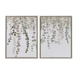 Kirklands Home Eucalyptus Waterfall Canvas Art Prints, Set of 2 Online