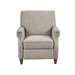 Kirklands Home Evanston Push-Back Sand Recliner Gray Outlet