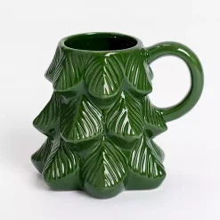 Kirklands Home Ever Shaped Mug Green New