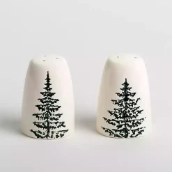 Christmas Dining & Entertaining>Kirklands Home Evergreen Trees Ceramic Salt & Pepper Shaker Set