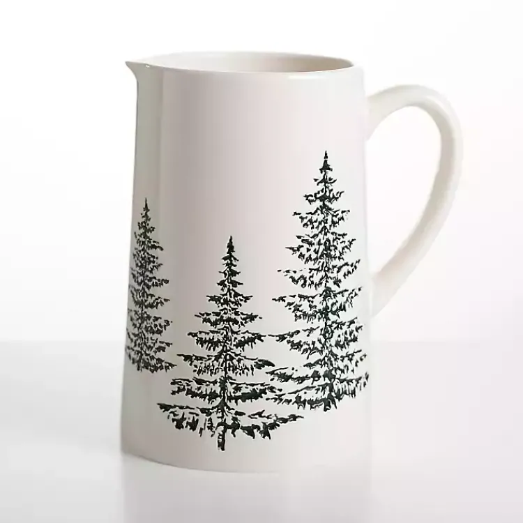 Christmas Dining & Entertaining>Kirklands Home Evergreen Trees Pitcher
