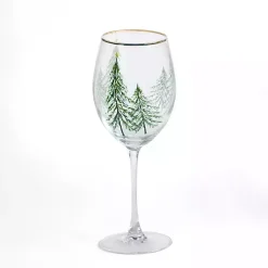 Kirklands Home Evergreen Wine Glass Online