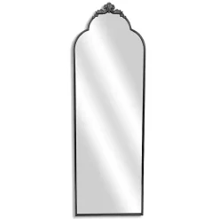 Kirklands Home Everlaine Modern Victorian Leaner Mirror Black Hot
