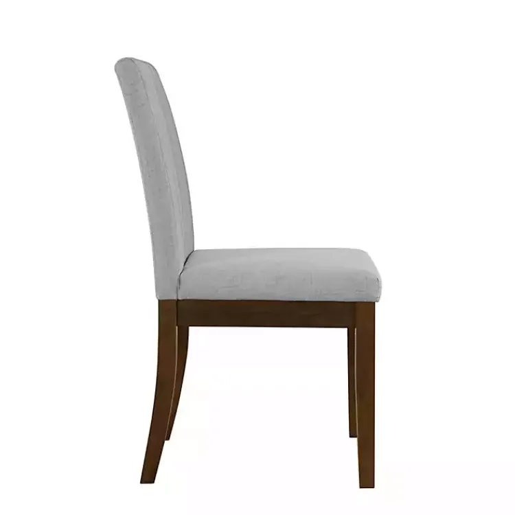 Kirklands Home Everly Upholstered Dining Chairs, Set of 2 Gray New