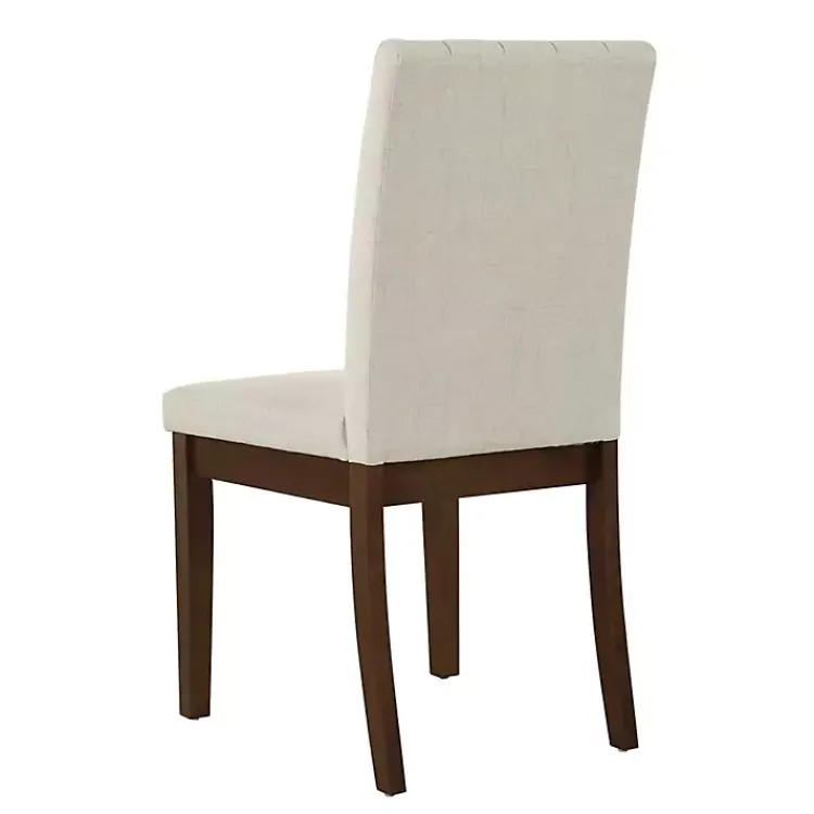 Kirklands Home Everly Taupe Upholstered Dining Chairs, Set of 2 Tan